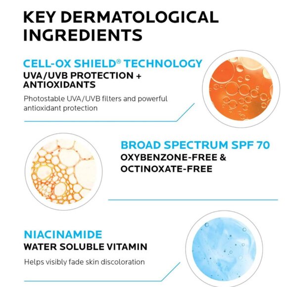 La Roche-Posay  Anthelios UV Correct SPF 70 Daily Face Sunscreen - Picture 4 of 5